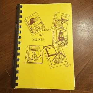Friends Of The Library Of Recipes Gordon Nebraska Cookbook 1984 VTG